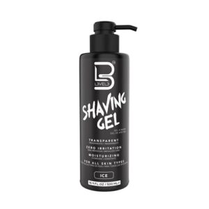 level 3 shaving gel – straight razor shave gel – non-irritating – refreshing smell l3 – no hot towel necessary – level three razor gel (ice)