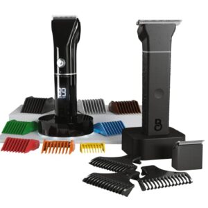 beard club pt45 beard trimmer for men & bt-zero body and groin trimmer for men – electric cordless rechargeable powerful 7000 rpm motor trimmers for all your grooming needs – gift kit bundle