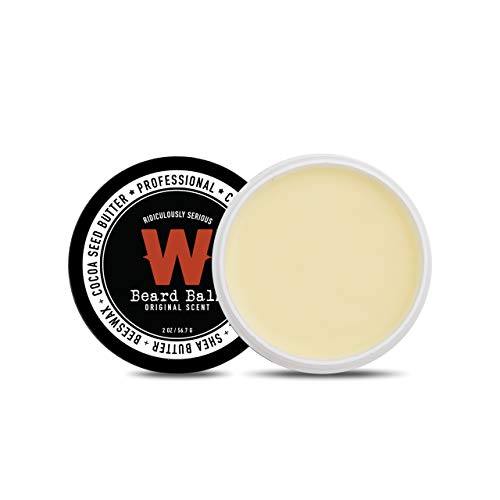 Woodlee’s Beard Balm for Men – Barber Grade Beard Care - Beard Conditioner - Soften & Strengthens Beard - Masculine Scent - Shea Butter - 2 o