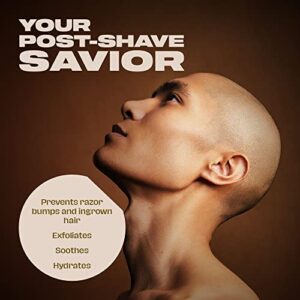 Razor Savior Post-Shave Bump Tonic by Smooth Headcare | Fragrance-Free Razor Bump Treatment | Razor Burn Treatment for Men | Bald Head Care for Men | Ingrown Hair Treatment with Hyaluronic Acid