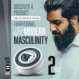 Rugged Legacy - Beard Balm, The Southerner 2oz Beard Balm for Men, Scented Beard Balm with a Hint of Fresh Cut Tobacco Leaves, Beard Styling Balm Made with Natural Oils that Enrich Your Entire Beard