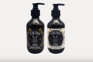viking king beard wash and conditioner bundle