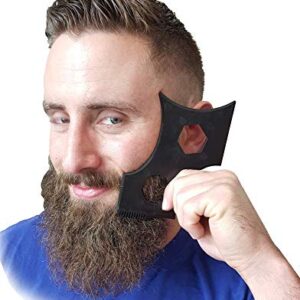 Andis Cut Buddy Premium Hair Beard Shaping Tool for All Beards and Hairlines - Ultimate use with a Beard Trimmer or Razor to Style Your Beard & Facial Hair, Black