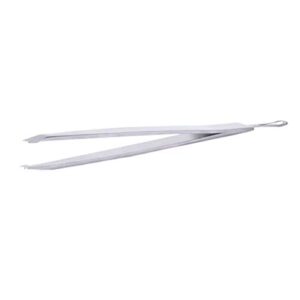 healifty slant tweezers stainless steel eyebrow tweezers multi-functional slant tip tweezer for women men 1pcs(silver)