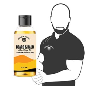 Blackmane Skincare Bald Head Moisturizer Bald Head Car For Men, Oil For Bald Head Use After Beard Trimmer For Men or Head Shaver For Men