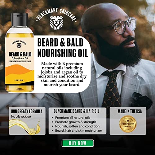 Blackmane Skincare Bald Head Moisturizer Bald Head Car For Men, Oil For Bald Head Use After Beard Trimmer For Men or Head Shaver For Men