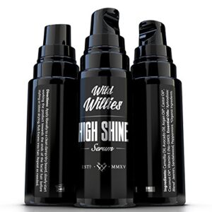 Wild Willie's High Shine Serum - The perfect mix of oils to provide that exquisite long-lasting luster for your beard.