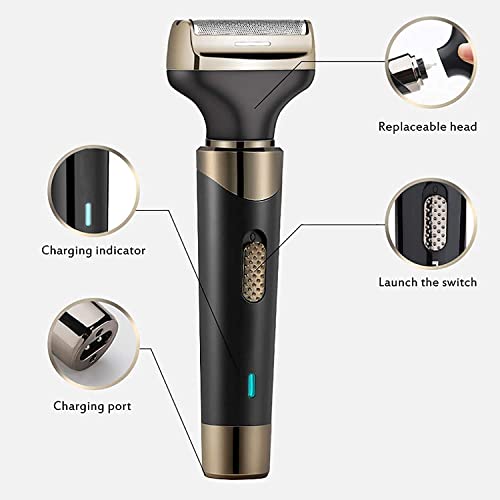 OZELS Multifunctional Electric Shaver Four in one Men's Suit Beard Knife Nose Hair Trimmer sideburns Lettering Knife