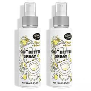 Clean-n-Fresh Toilet Spray, 7 Fl.oz Poo Spray | Up to 800+ Uses, 100% Natural Plant Essential Oil Citrus Scent, Bathroom Deodorizer…