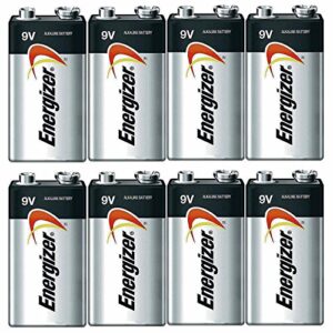 energizer e522 max 9v alkaline battery – 8 count
