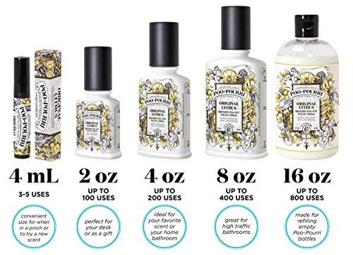 Poo-Pourri Before-You-Go Toilet Spray Bottle, Original Scent, 2 Fl Oz (Pack of 2)