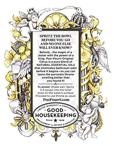 Poo-Pourri Before-You-Go Toilet Spray Bottle, Original Scent, 2 Fl Oz (Pack of 2)