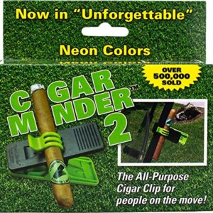 Cigar Minder Clip - All Purpose Cigar Holder (Green)