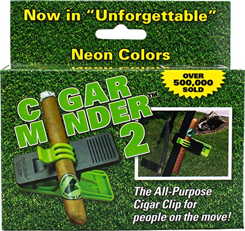 Cigar Minder Clip - All Purpose Cigar Holder (Green)