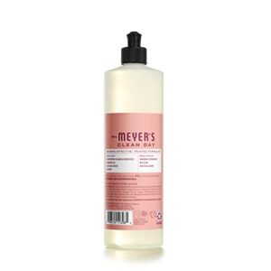 Mrs. Meyer's Liquid Dish Soap, Biodegradable Formula, Limited Edition Rose, 16 fl. oz - Pack of 3