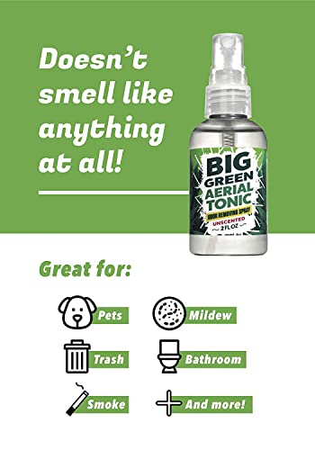 Big Green Odor Eliminator Spray Unscented | Removes Smell from Cars, Bathrooms, Homes 6oz