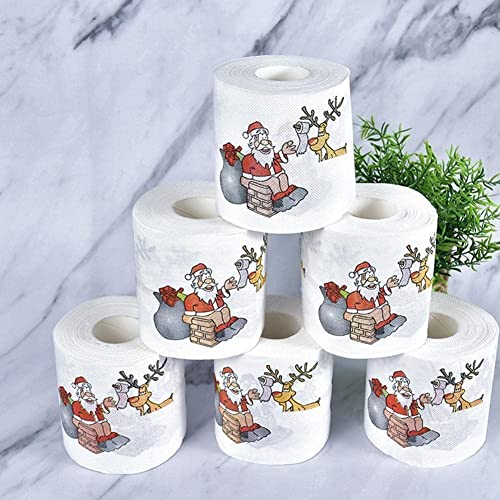 Christmas Printing Toilet Paper Old Man Christmas Pattern Printing Printing Series Toilet Paper Paper Toilet Printing Paper