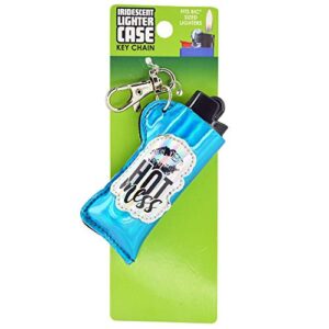 iridescent lighter case with lobster claw key chain clip – hot mess