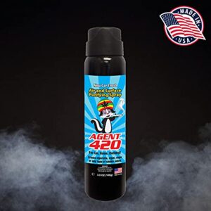 Agent 420-3.5 oz Odor Destroying Spray for Eliminating Unwanted Odors in Your House, Car or Apartment, Freshen Up The Crib (New Car Fresh)