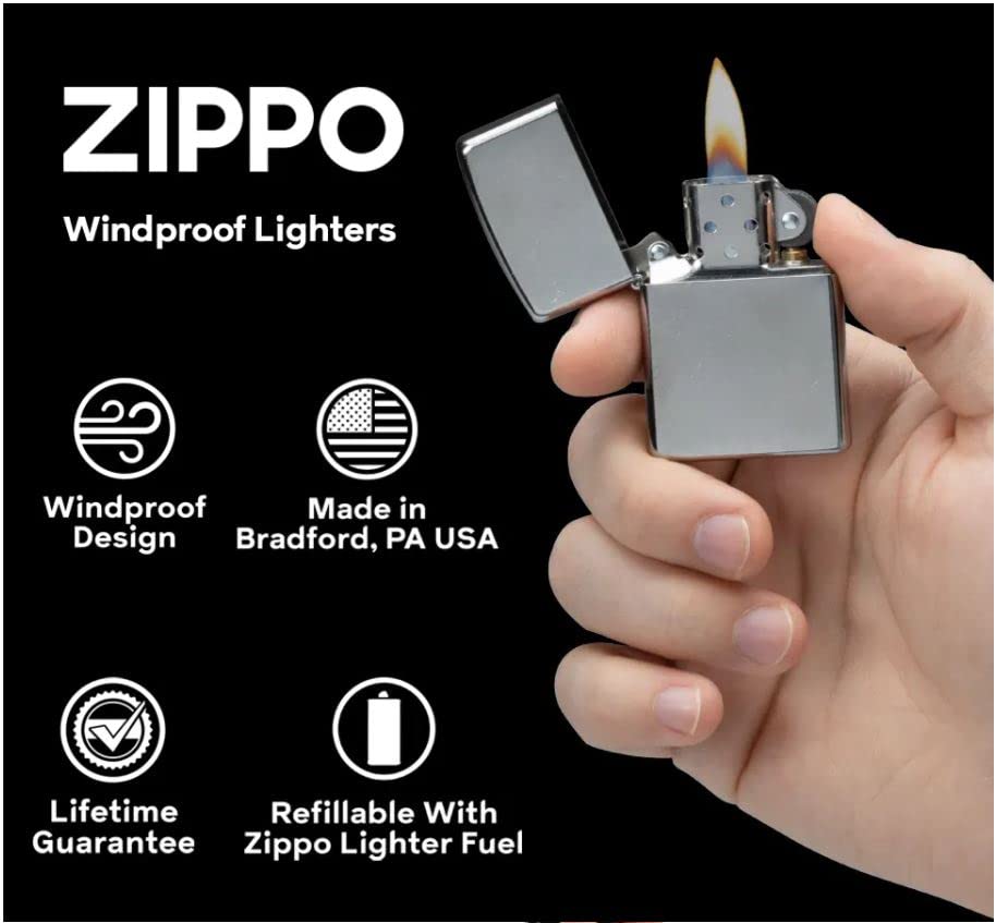 Zippo Lighter-Leaf Psychedelic Smoke Colorful Design High Polish Teal Windproof Lighter #Z5515