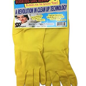 Sensual Seniors' Geriatric Love Gloves – Over-the-Hill Gag Gift for Friends Rubbers for the Golden Years Rubber Gloves Anniversary Gag Gift Retirement Funny Couple Gifts for Adults Stocking Stuffers