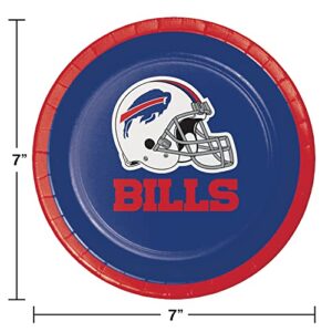 Creative Converting Buffalo Bills Dessert Plates, 24 ct