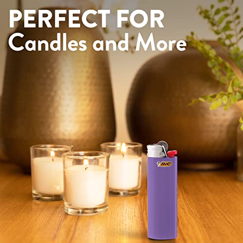 BIC Pocket Lighter, Special Edition Good Vibes Collection, Assorted Unique Lighter Designs, 8 Count Pack of Lighters