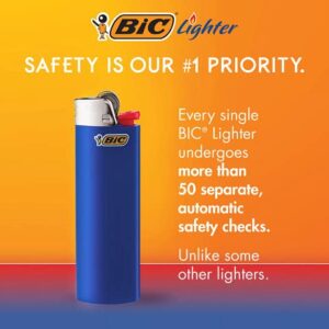 BIC Pocket Lighter, Special Edition Good Vibes Collection, Assorted Unique Lighter Designs, 8 Count Pack of Lighters