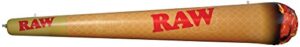 raw natural rolling papers, hanging inflatable cone joint, brown