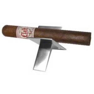 mrs. brog pocket size portable cigar stand – stainless steel – lightwaeight