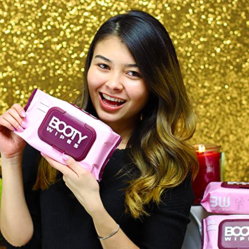 BOOTY WIPES - Couples Booty Bundle - 640 Flushable Wet Wipes for Adults, Infused with Aloe Vera & Vitamin E