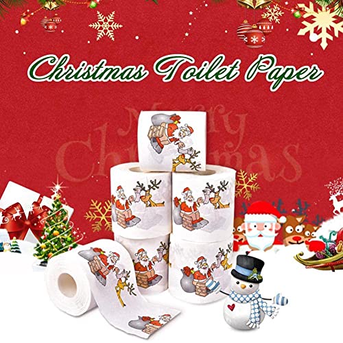 Christmas Printing Toilet Paper Old Man Christmas Pattern Paper Toilet Printing Paper Printing Roll Paper Printing Toilet