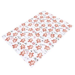 hemoton stocking stuffers christmas dish towel absorbent drying gingerbread man dinner tea towels xmas holiday table dining cotton tea towel dish cloth napkin 70x50cm red napkins paper