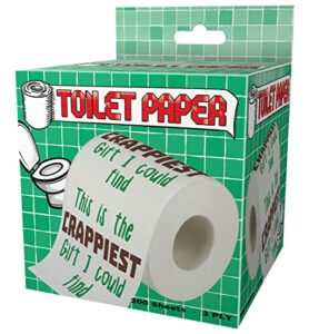 this is the crappiest gift i could find design toilet paper roll tissue gag gift