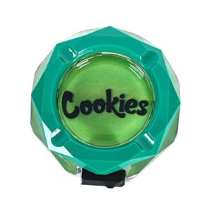 donkeygear cookie octagon led lightup glow party ashtray (green)