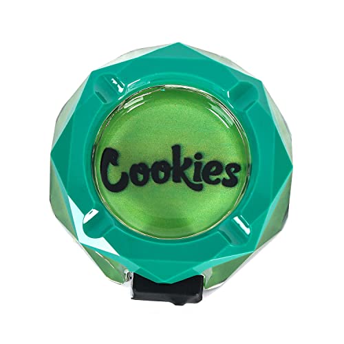 DonkeyGear Cookie Octagon LED Lightup Glow Party Ashtray (Green)