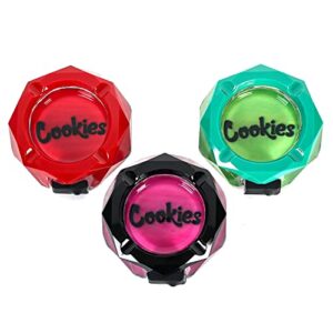 DonkeyGear Cookie Octagon LED Lightup Glow Party Ashtray (Green)