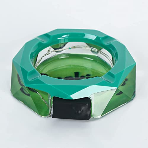 DonkeyGear Cookie Octagon LED Lightup Glow Party Ashtray (Green)