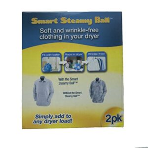 Smart Steamy Ball - Wrinkle Releasing Dryer Balls - Laundry Dryer Fabric Softening Ball - 2 Boxes