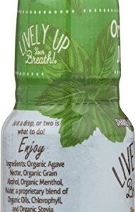 Lively Up Your Breath Premium Breath Freshener Liquid Drops with Organic Ingredients - Original Mint 3 Pack