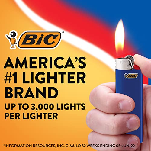 BIC Pocket Lighter, Special Edition Bob Marley Collection, Assorted Unique Lighter Designs, 8 Count Pack of Lighters