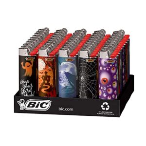 bic special edition spooky series lighters, set of 8 lighters