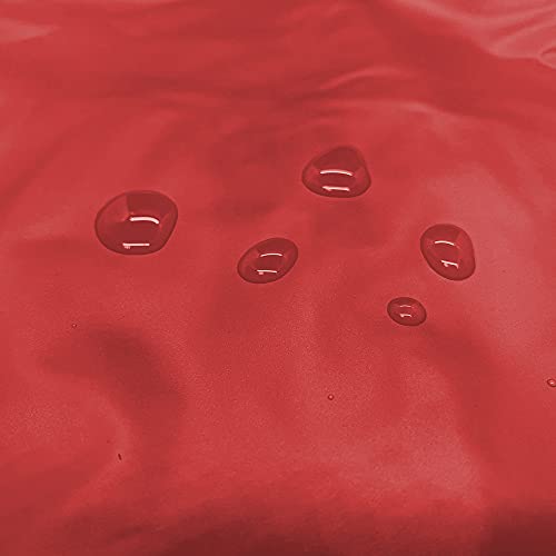 ELEBOX Premium Collection Super Jumbo Shower Cap Red