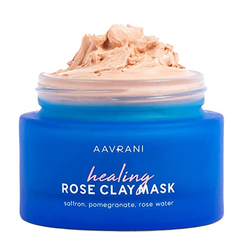 AAVRANI Healing Rose Clay Mask with FREE Mask Applicator Tool | Buy both and save $10!