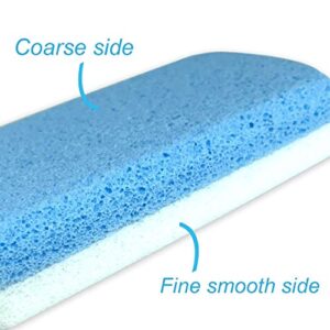 Maryton Pumice Stone for Feet, Double Sided Pedicure Tools Hard Skin 100 % Siliglass Callus Remover, Exfoliates Feet & Smooths Skin