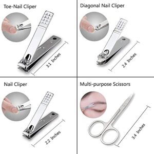 Manicure & Pedicure Set Rose Gold (12 pc)