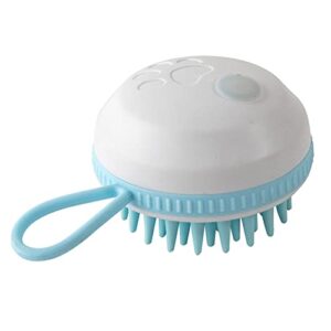 ingvy dry brushing body brush body scrubber with hanging hole & shower gel hole bath shower scrubber for women (color : sky blue)