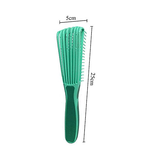 Detangling Hair Brush for Thick Hair,African American Hair Brush for Women Detangler Brush for Curly Hair,Natural Black Hair,3a/4b/4c Hair and Fine Hair for Kids and Women(Green)