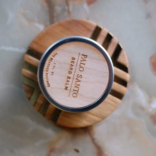 The Bearded Bastard TBB Palo Santo Beard Balm for Men | Tame & Style Your Beard | Beard Conditioner with Shea Butter, Jojoba Oil, Argan Oil (2 Oz.)