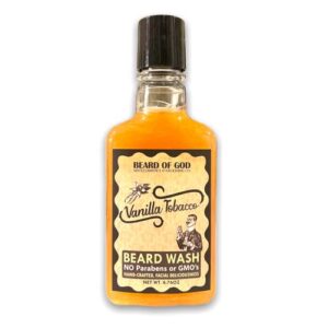 titanium beard wash shampoo soap, moisturizes, nourishes & repairs – handcrafted & made in usa (vanilla tobacco)